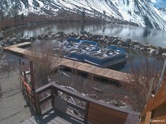 view from Convict Lake Marina on 2024-04-11