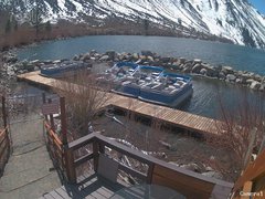view from Convict Lake Marina on 2024-04-12