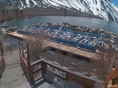 view from Convict Lake Marina on 2024-04-16