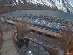 view from Convict Lake Marina on 2024-04-17