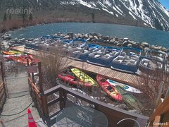 view from Convict Lake Marina on 2024-04-25