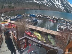 view from Convict Lake Marina on 2024-04-27