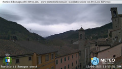 view from Portico di Romagna on 2025-04-13