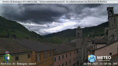 view from Portico di Romagna on 2025-04-26
