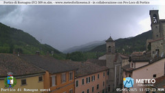 view from Portico di Romagna on 2025-05-05