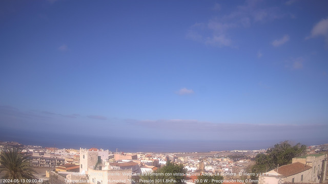 time-lapse frame, Adeje SW webcam