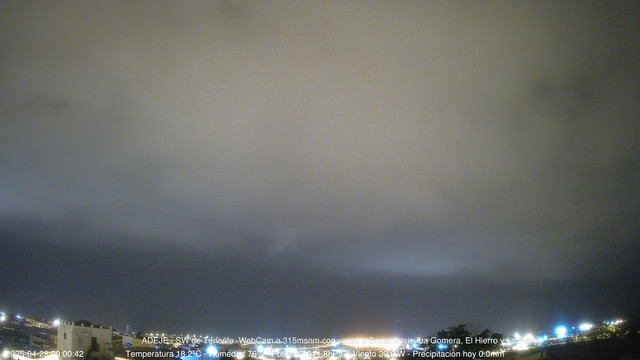 time-lapse frame, Adeje SW webcam