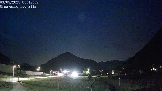 time-lapse frame, Ornavasso sud webcam