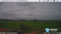 view from San Tomè on 2025-04-14