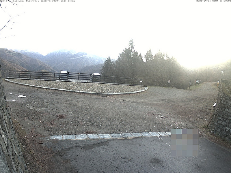 time-lapse frame, Bielmonte Bocchetto Sessera webcam