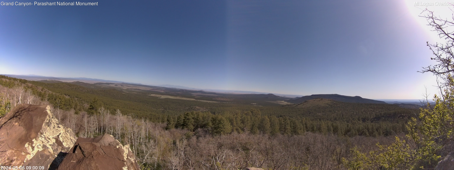 time-lapse frame, Mt Logan webcam