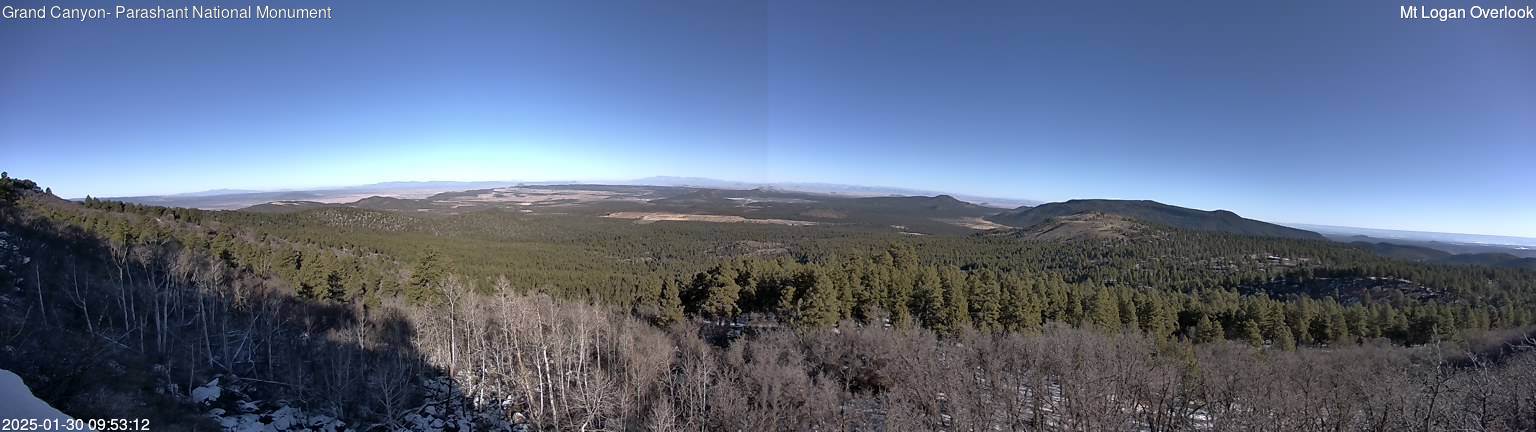 time-lapse frame, Mt Logan webcam