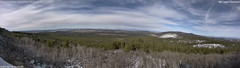 view from Mt Logan on 2025-02-16