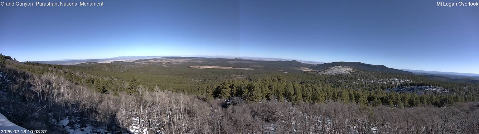 time-lapse frame, Mt Logan webcam