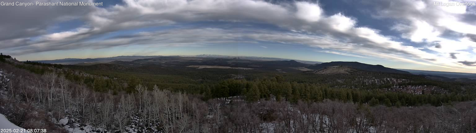 time-lapse frame, Mt Logan webcam