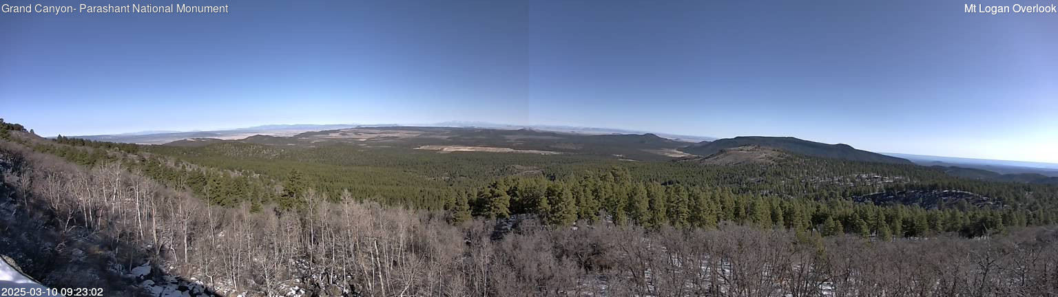 time-lapse frame, Mt Logan webcam