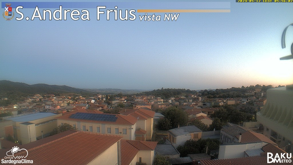 time-lapse frame, Sant'Andrea Frius webcam