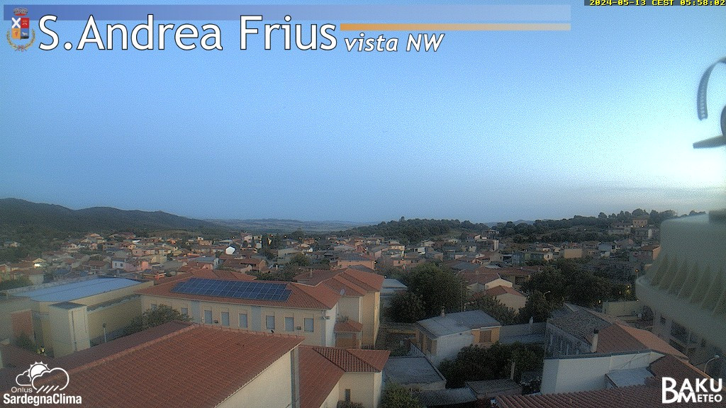 time-lapse frame, Sant'Andrea Frius webcam