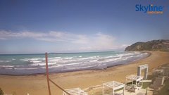 view from San Stefanos North West Corfu Webcam on 2024-04-24
