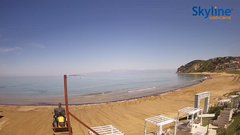 view from San Stefanos North West Corfu Webcam on 2024-04-30