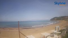 view from San Stefanos North West Corfu Webcam on 2024-05-08