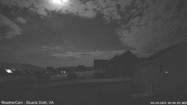 time-lapse frame, Stuarts Draft, VA webcam