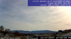 view from Stuarts Draft, VA on 2024-11-17