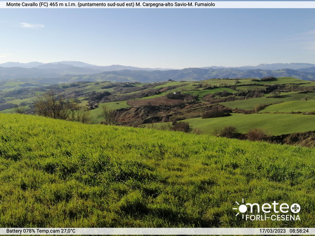 time-lapse frame, Monte Cavallo Sud-Est webcam