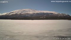 view from Lesjaskogsvatnet on 2024-04-26