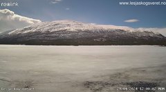 view from Lesjaskogsvatnet on 2024-04-29