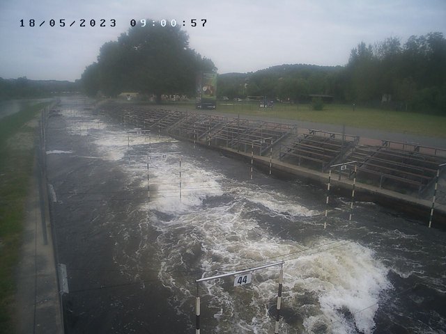 time-lapse frame, Troja - bottom webcam