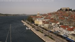 view from Šibenik hotel on 2024-04-16