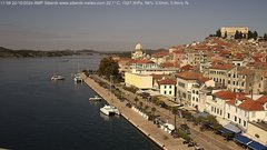 view from Šibenik hotel on 2024-10-22