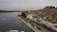 view from Šibenik hotel on 2024-10-23