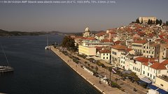 view from Šibenik hotel on 2024-10-29