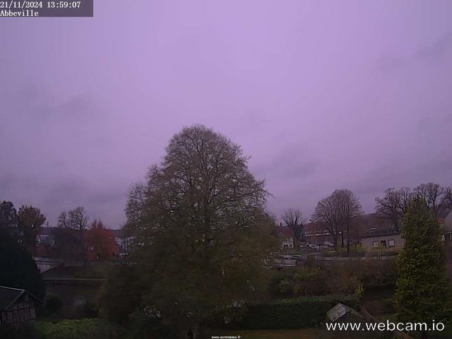 time-lapse frame, Abbeville, France webcam