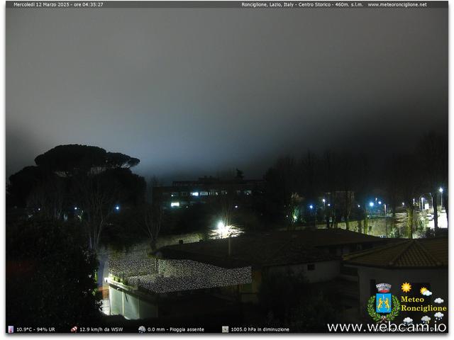 time-lapse frame, Ronciglione Centro (VT) - Italy webcam