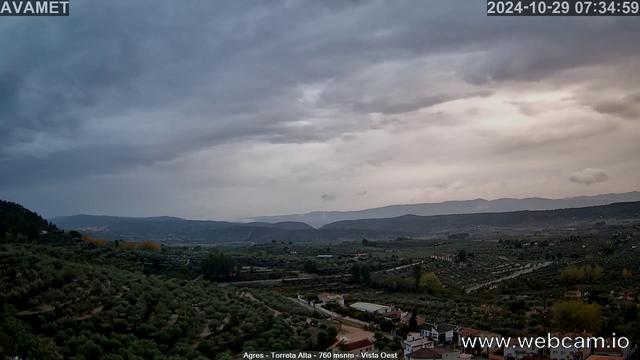 time-lapse frame, Torreta Alta webcam